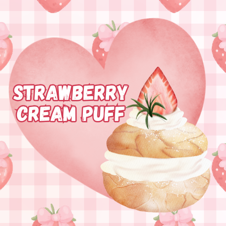 Strawberry Cream Puff